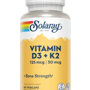 Solaray - Vitamin D3 + K2