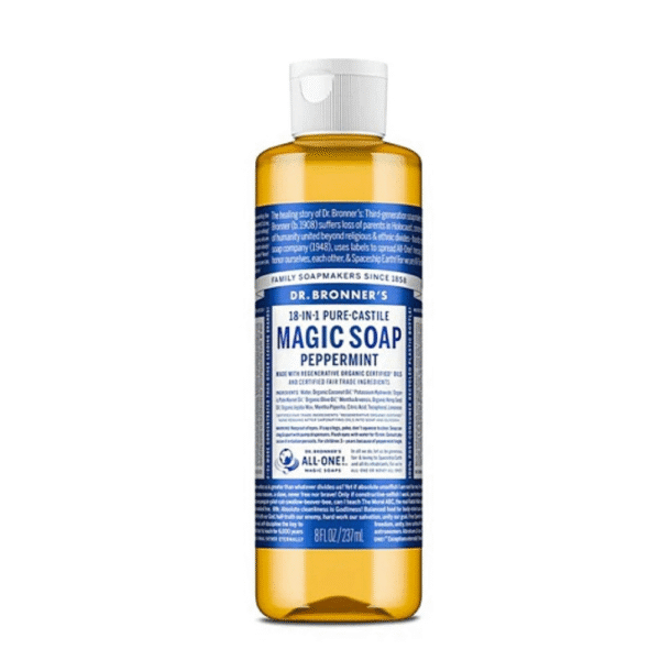 Dr Bronner's Castile Liquid Soap (Peppermint)
